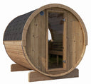 6 Person Barrel Sauna w/ Rear Window - E8W