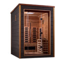 2 Person Hybrid Outdoor Sauna (PureTech™ Full Spectrum IR or Traditional Stove) - Nora