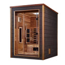 2 Person Hybrid Outdoor Sauna (PureTech™ Full Spectrum IR or Traditional Stove) - Nora