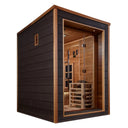 2 Person Hybrid Outdoor Sauna (PureTech™ Full Spectrum IR or Traditional Stove) - Nora