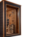 6 Person Hybrid Outdoor Sauna (PureTech™ Full Spectrum IR or Traditional Stove) - Karlstad