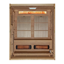 3 Person Hybrid Indoor Sauna (Full Spectrum and Harvia Traditional Stove) - Soria