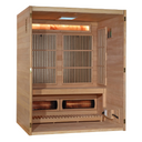 3 Person Hybrid Indoor Sauna (Full Spectrum and Harvia Traditional Stove) - Soria