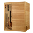 3 Person Hybrid Indoor Sauna (Full Spectrum and Harvia Traditional Stove) - Soria
