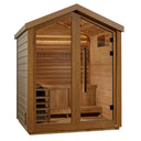 6 Person Hybrid Sauna (PureTech™ Full Spectrum IR or Traditional Stove) Outdoor Sauna - Kaskinen