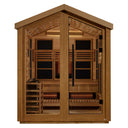 3 Person Hybrid (PureTech™ Full Spectrum IR or Traditional Stove) Outdoor Sauna - Loviisa