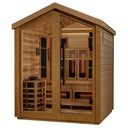 3 Person Hybrid (PureTech™ Full Spectrum IR or Traditional Stove) Outdoor Sauna - Loviisa