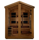 6 Person Hybrid Sauna (PureTech™ Full Spectrum IR or Traditional Stove) Outdoor Sauna - Kaskinen
