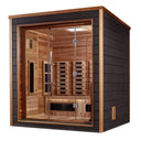3 Person Hybrid Outdoor Sauna (PureTech™ Full Spectrum IR or Traditional Stove) - Visby