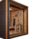 3 Person Hybrid Outdoor Sauna (PureTech™ Full Spectrum IR or Traditional Stove) - Visby