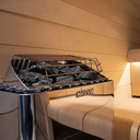 Harvia KIP45W 4kW Heater with Xenio CX170, WiFi Remote, and Stones