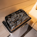 Harvia KIP45W 4kW Heater with Xenio CX170, WiFi Remote, and Stones