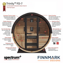 4 Person Hybrid Sauna - FD-7 (Thermo-Aspen)