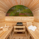 8 Person Panoramic Barrel Sauna - Tranquility
