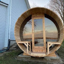 8 Person Panoramic Barrel Sauna - Tranquility