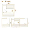 5 Person Outdoor Auroom Natura Sauna Cabin