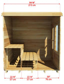 4 Person Cube Sauna - Luna