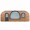 6 Person Outdoor Sauna - Iglucraft Panoramic
